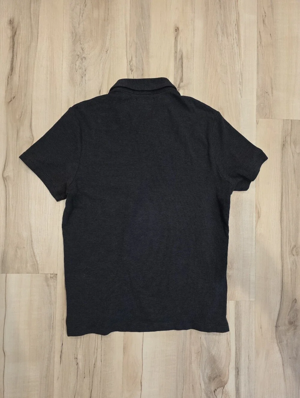 Banana Republic Black Short-Sleeve Polo M